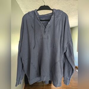 Aerie Blue Oversized Hoodie